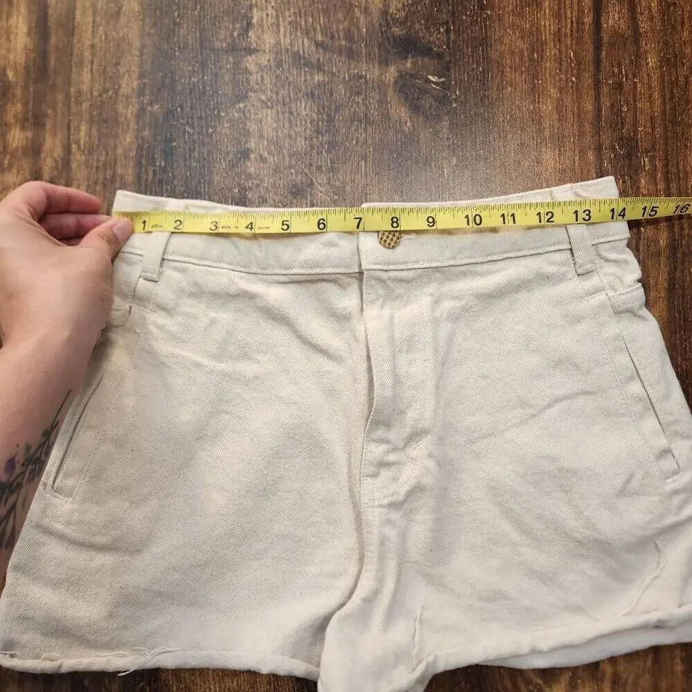 Zara high waist cutoff shorts